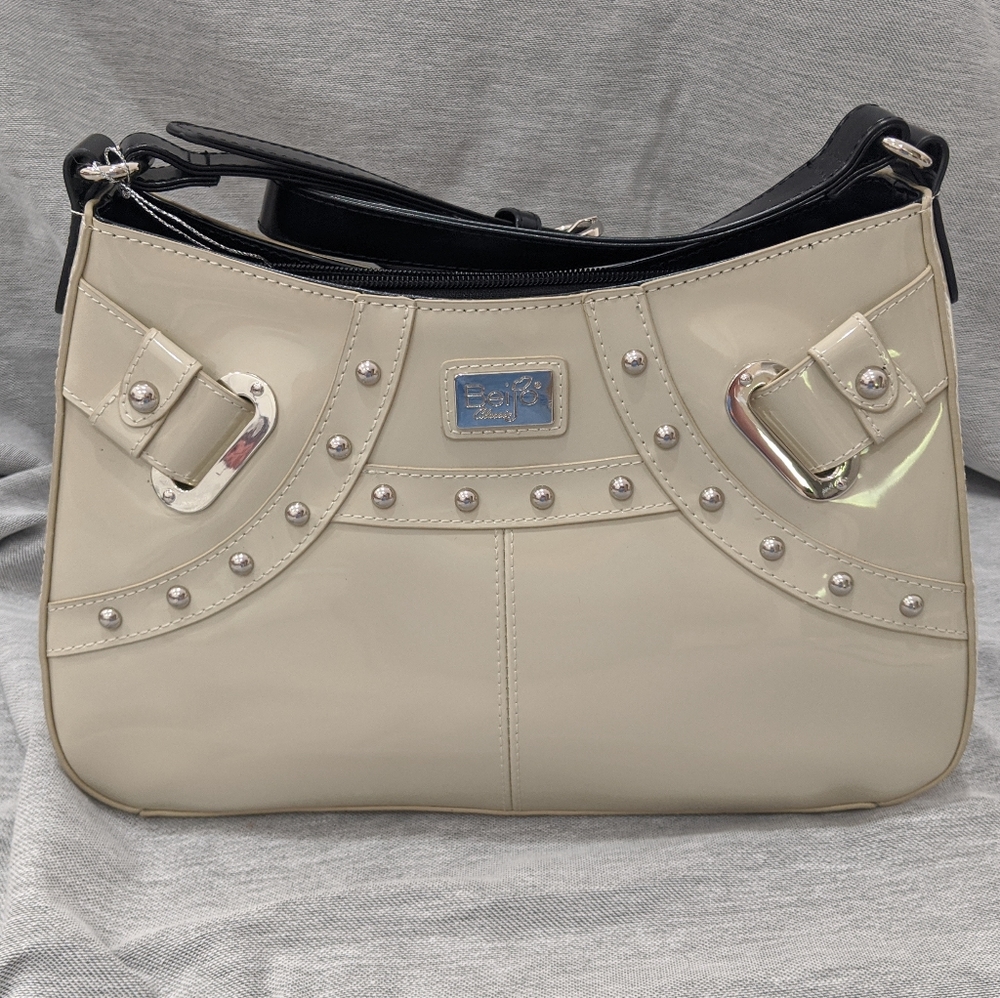 NWT Beijo "Celebrity Appeal” handbag Winter White - Picture 3 of 9